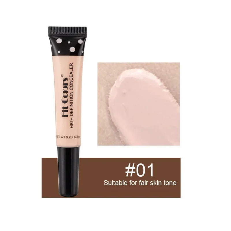 Fit Colors 8 Size Concealer With A Flexible Concealer Moisturizing Liquid Foundation To Cover Dark Circles And Acne Spots - AliExpress 66
