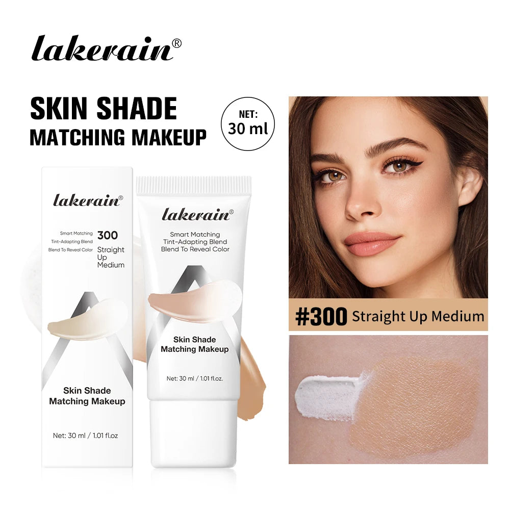 Lakerain Color Changing Liquid Foundation Brightening Moisturizing Skin SPF 15 Sunscreen Natural Even Skin Tone Slight Concealer - AliExpress 66