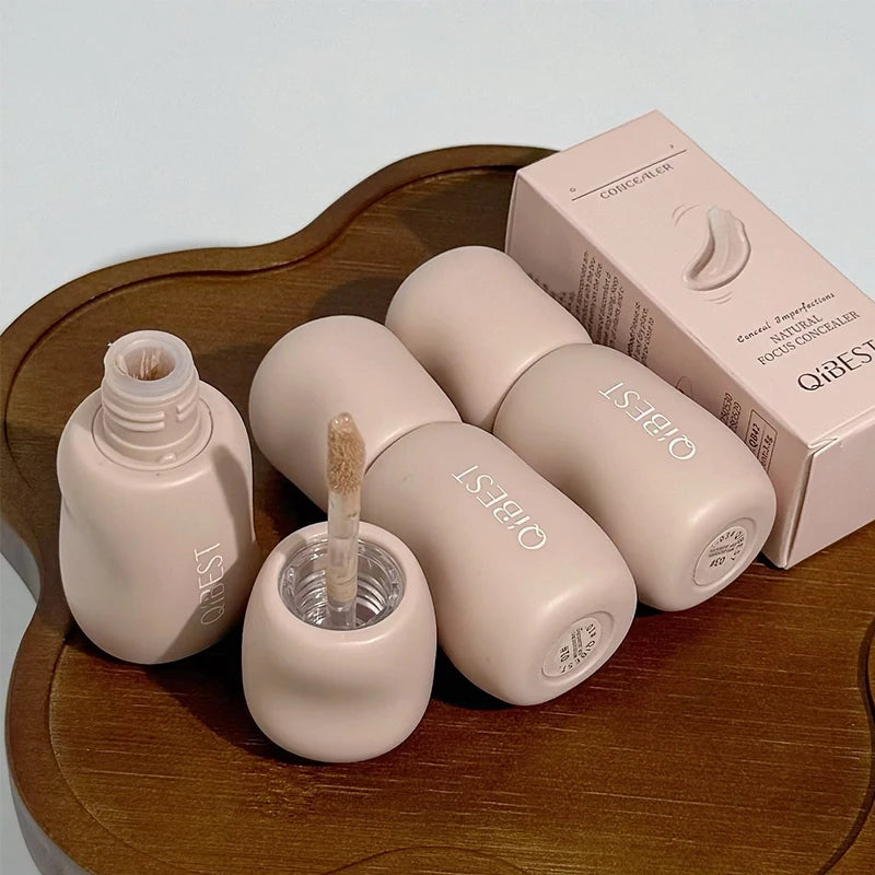 QIBEST Natural Liquid Concealer Cream Makeup 4 Colors Moisturizing Waterproof Cover Acne Dark Circles Face Base Korean Cosmetics - AliExpress 66