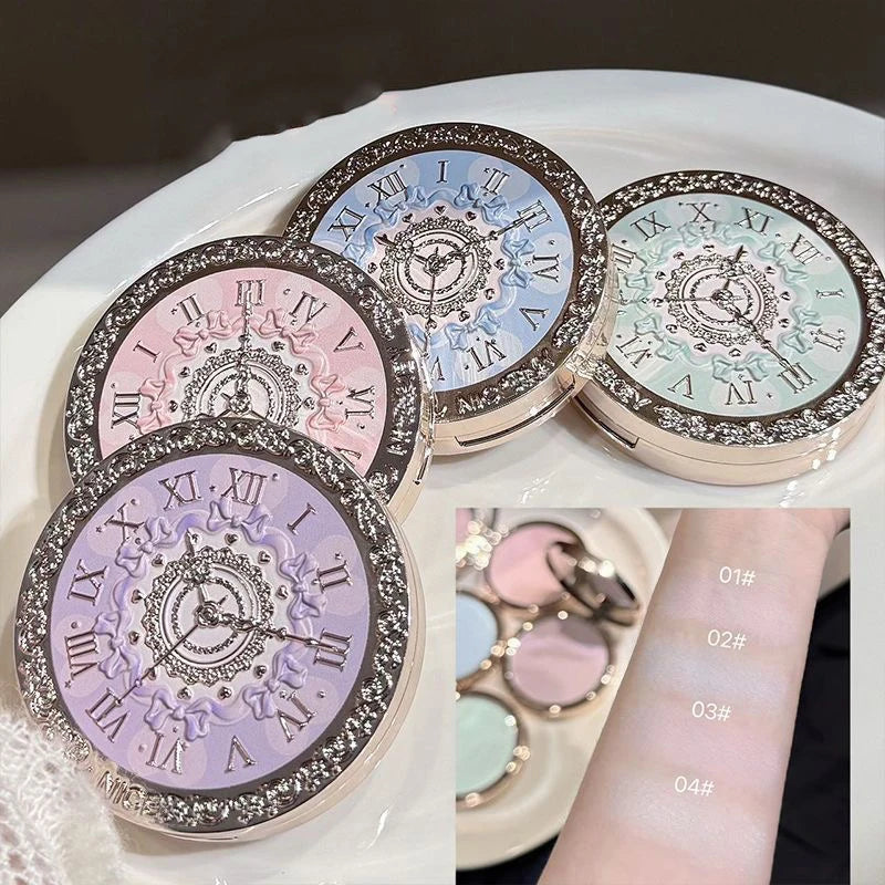 Matte Finishing Powder Face Brightening & 3D Contour,Natural Water-Glow,Oil-Control Long-Wear Pressed Powder Makeup - AliExpress 66