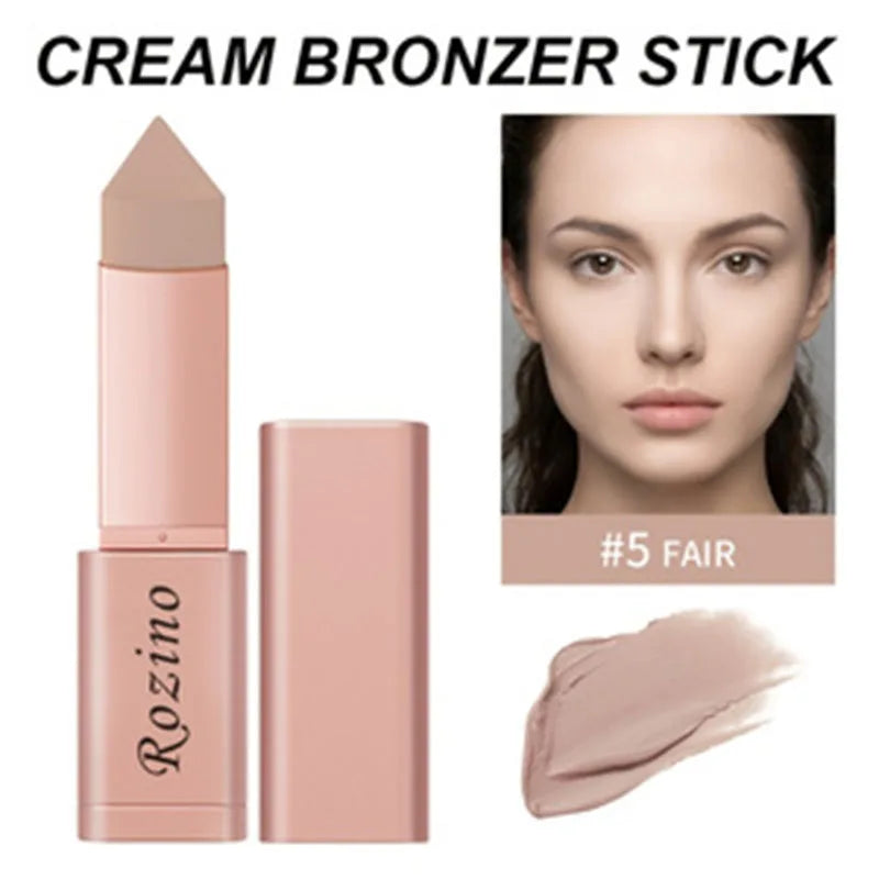 Three-in-One Foundation Stick, Concealer Stick and Blush Stick, Long-Lasting and Natural Easy and Convenient for Applying Makeup