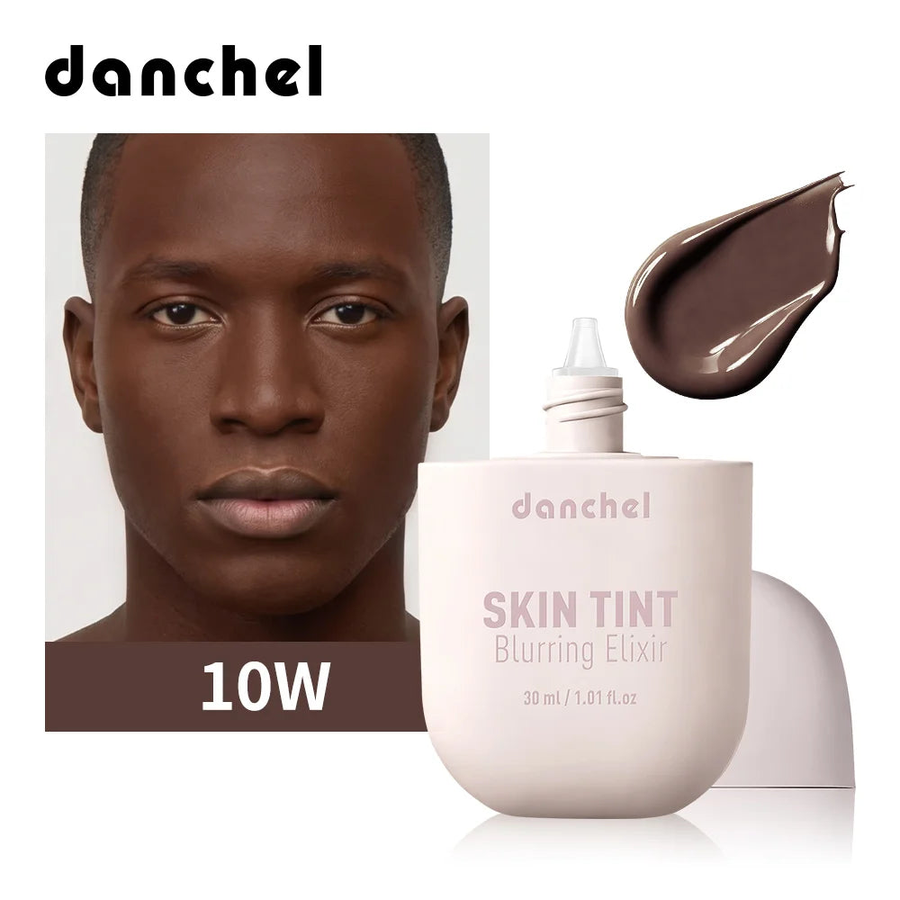 Skin Tint Blurring Elixir Even Skin Tone 12h Long-lasting Natural Finish Hide Pores Fine Lines Lightweight Breathable Skin Tint