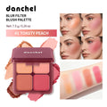 Blur Filter Blush Palette Creating 3D Contours Brighten Skin Soft-focus Filtered Matte Finish 3 Blushes 1 Highlighter Palette