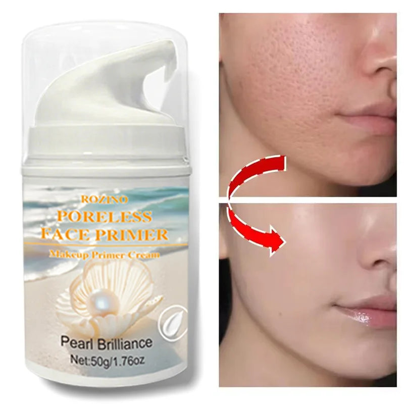Rozino Pore-hiding & Mild Oil-control Primer, Perfectly Illuminating, Long-lasting Oil Control Without Greasiness, Create Makeup