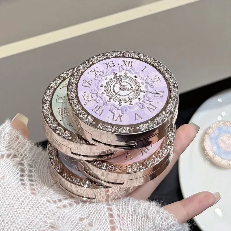 Matte Finishing Powder Face Brightening & 3D Contour,Natural Water-Glow,Oil-Control Long-Wear Pressed Powder Makeup - AliExpress 66