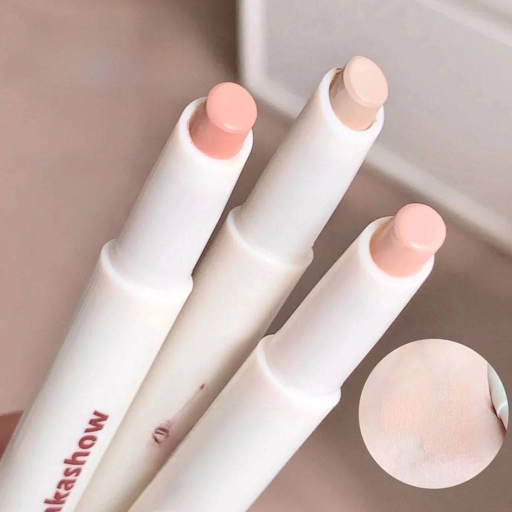 Kakashow Dual-Ended Concealer Pen for Dark Circles Tear Groove Spot Coverage Long-Lasting Blend Brush for Daily Use And Gifts