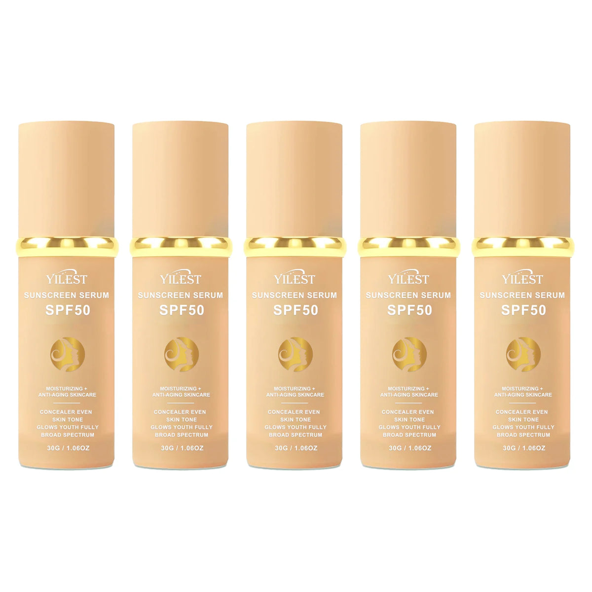 30g YILEST SPF50 Sunscreen Serum, 2?in?1 Makeup & Moisturizer, Light Tinted Foundation for Daily Outdoor Use - AliExpress 66