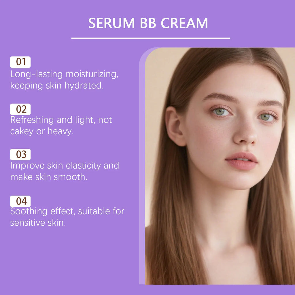 BB Cream Foundation Perfect Cover Concealer Waterproof Hyaluronic Acid Color Correcting CC Cream Brightening Base Makeup Primer - AliExpress 66