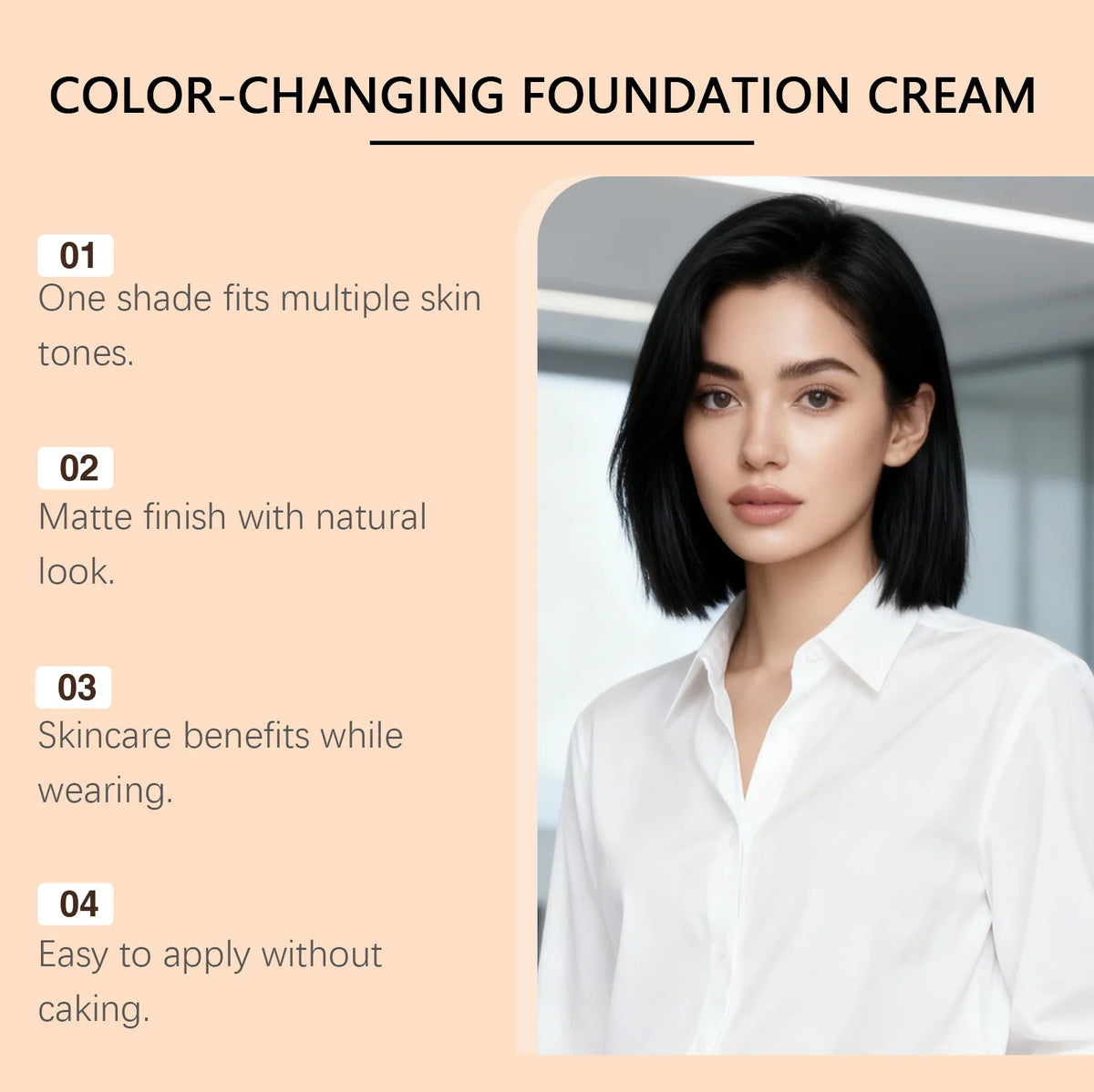 Concealer Color Change Foundation Waterproof Covering Acne Scars Even Skin Tone Full Coverage Concealer Foundation Cream Makeup - AliExpress 66