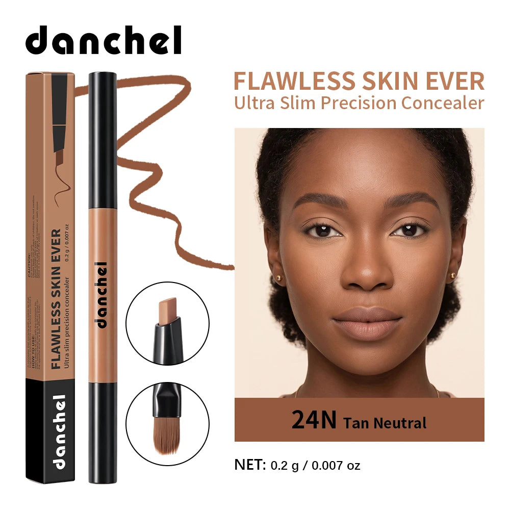 Flawless Skin Precision Concealer Dual-head Design Natural Skin Finish Precision Cover Redness,Spots,Dark Circles Concealer Pen - AliExpress 66