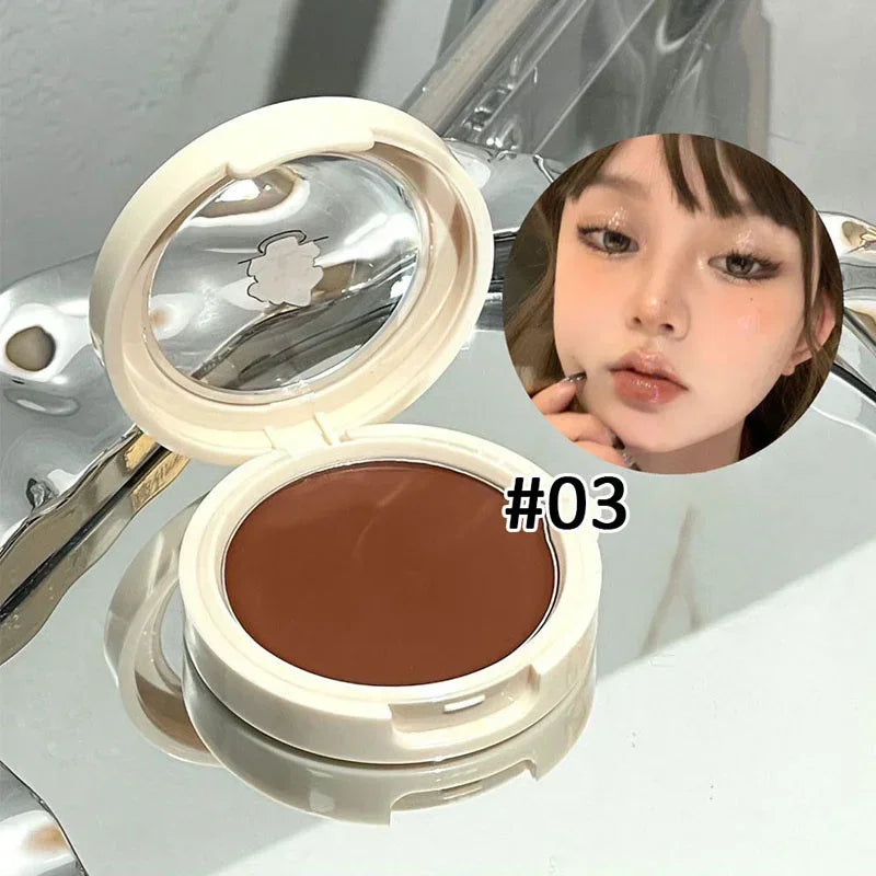 Monochrome Red Blush Cream Face Mineral Pigment Peach Nude Pink Matte Natural Mud Blusher Brighten Lasting Cheek Rouge Cosmetic - AliExpress 66