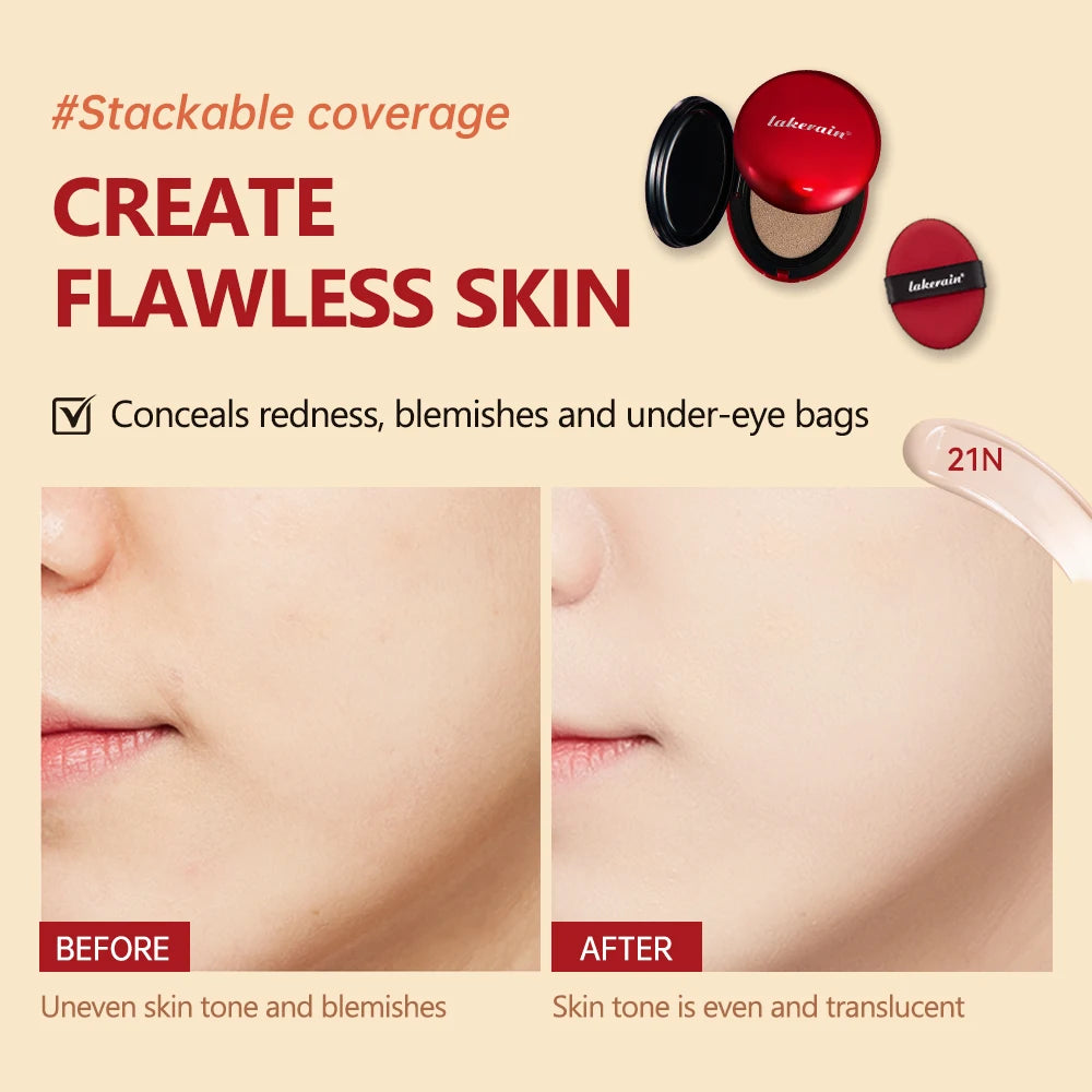 Lakerain Cushion Foundation Semi-Matte 72-Hour Wear