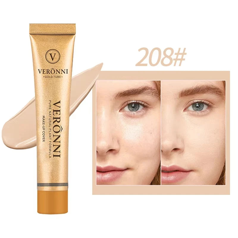 Concealer Makeup, 14 Shades Full Coverage Concealer Tube, Long Lasting Waterproof Concealer for Dark Circles, Acne Scars, Tattoo