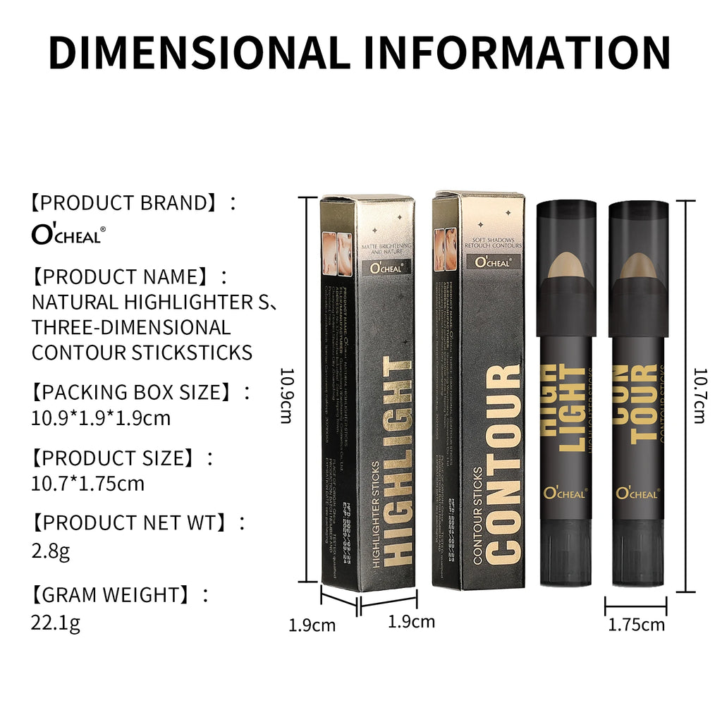 Professional Contour Stick Highlighter Concealer Silkworm Nose Shadow Makeup Pen for Face Sculpting and Highlighting Cosmetics - AliExpress 66