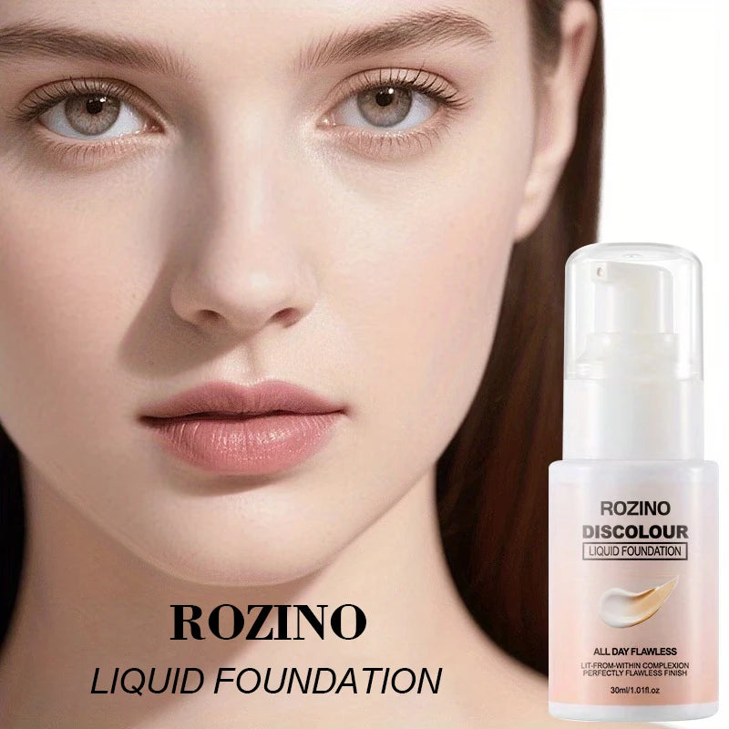 24-Hour Long-Lasting Moisturizing Liquid Concealer, Brightens and Covers Blemishes, Color-Changing Foundation BB Cream