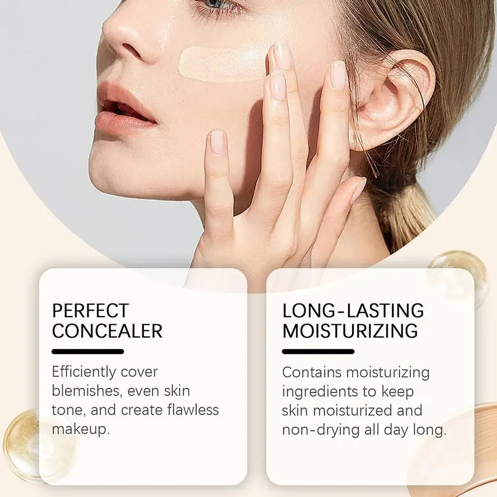 4-in-1 Foundation Liquid Makeup 4 In 1 Foundation Light Spectrum Sunscreen Serum Liquid Hydrating Full Coverage Concealer SPF 50 - AliExpress 66