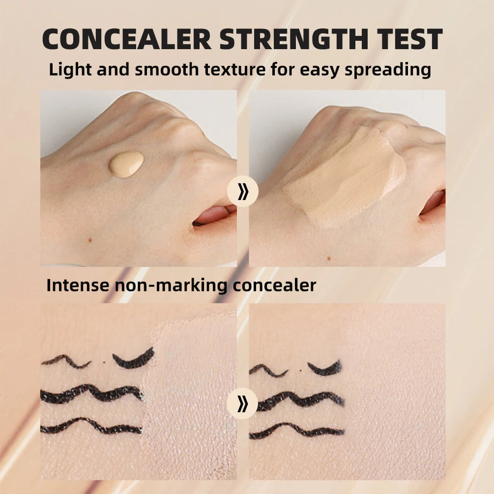 QIBEST Matte Lasting Liquid Concealer Stick Moisturizing Waterproof Full Face Cover Acne Dark Circles Concealer Cream Makeup - AliExpress 66