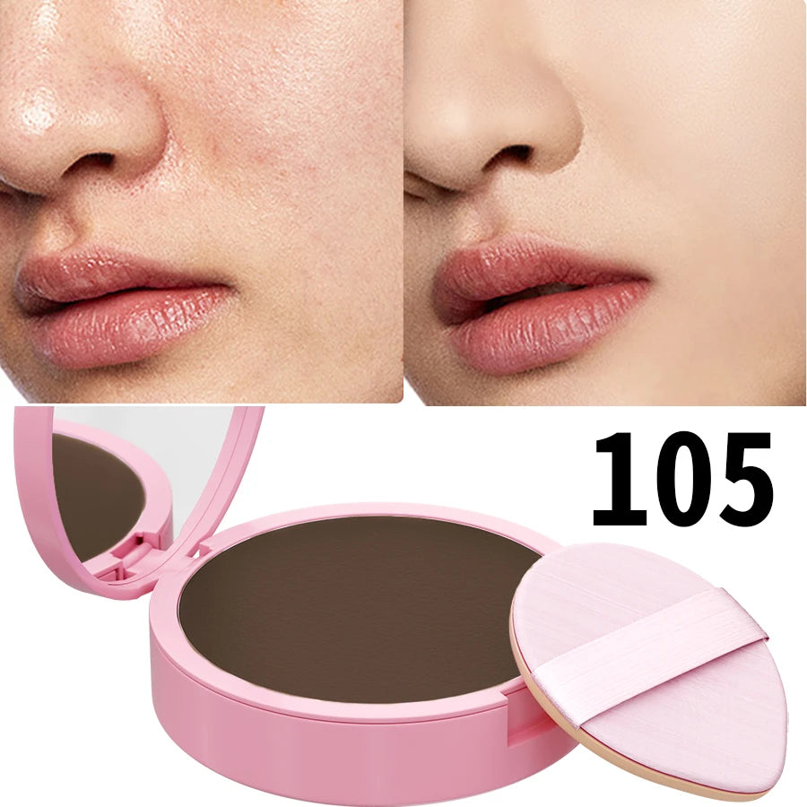 9 Colors Matte Face Finishing Powder Oil-Controlling Contouring Powder Natural Cream Korean Makeup Gifts with Mirror Cosmetics - AliExpress 66