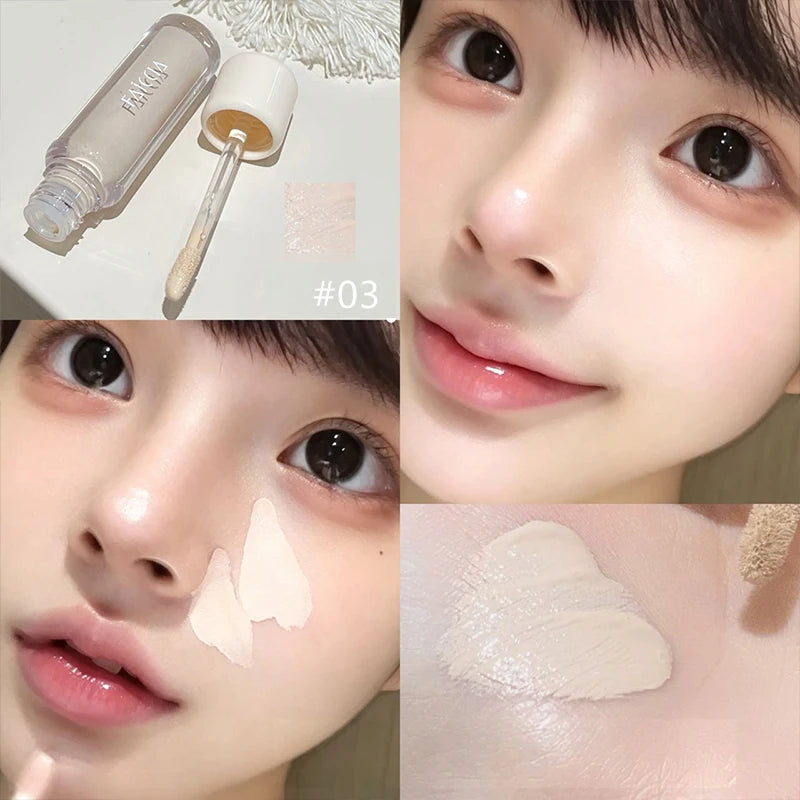 4 Colors Brightening Concealer Liquid Coverage for Dark Circles & Spots Lasting Lightweight Hydrating Foundation Face Makeup - AliExpress 66