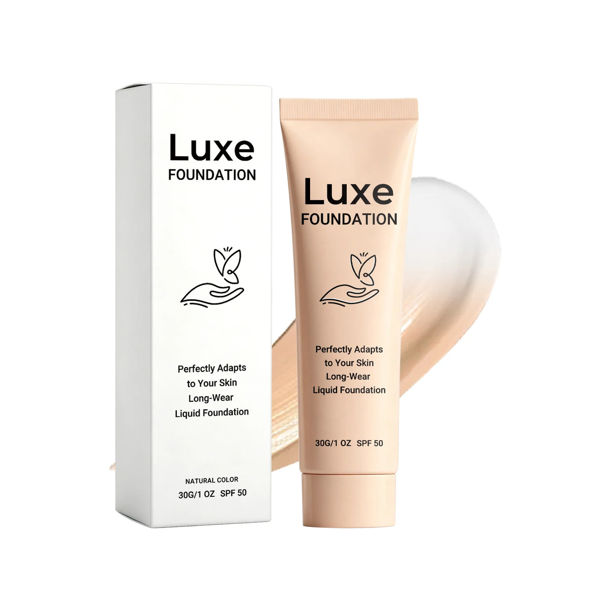 Luxe Foundation Color-Changing Liquid Foundation ¨C Smart Tone-Adaptive Base Makeup Natural Flawless Finish, Long-Wear & SPF50