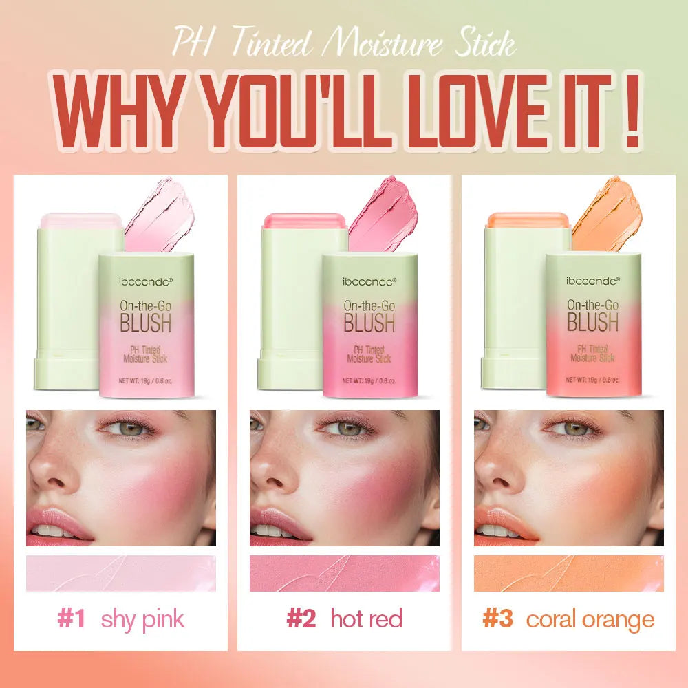 Temperature Change 3-in-1 Cheek Lip Tinted pixiBlush Stick Temperature Change Blush Makeup Products Cosmetic Palette Stick Face - AliExpress 66