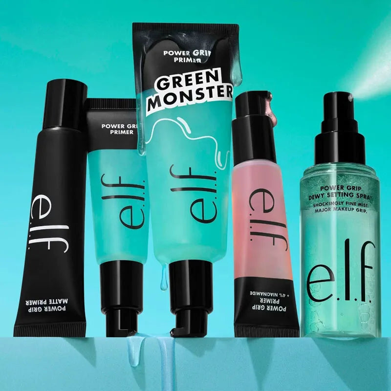 Hot Elf Power Grip Primer Gel Brightening Hyaluronic Hydrating Moisturizing Makeup Oil Control Waterproofing Liquid Foundation