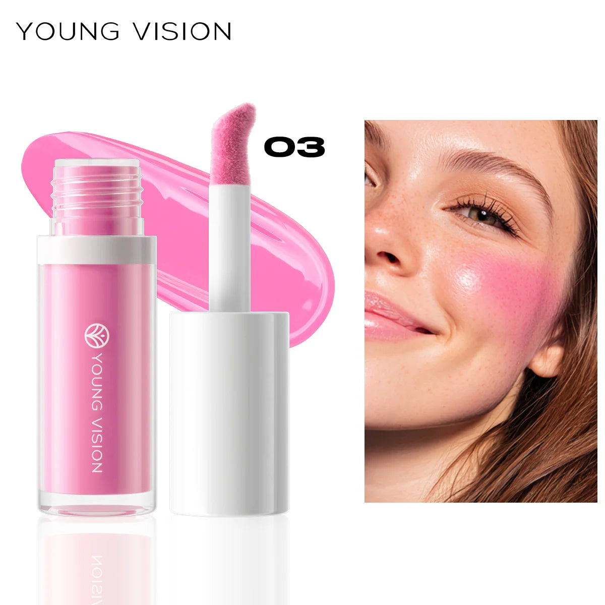 6Colors Liquid Blush Long-Lasting Liquid Blush For High-Pigment Colour, Creates A Soft, Dewy Finish, Vegan & Cruelty-Free - AliExpress 66