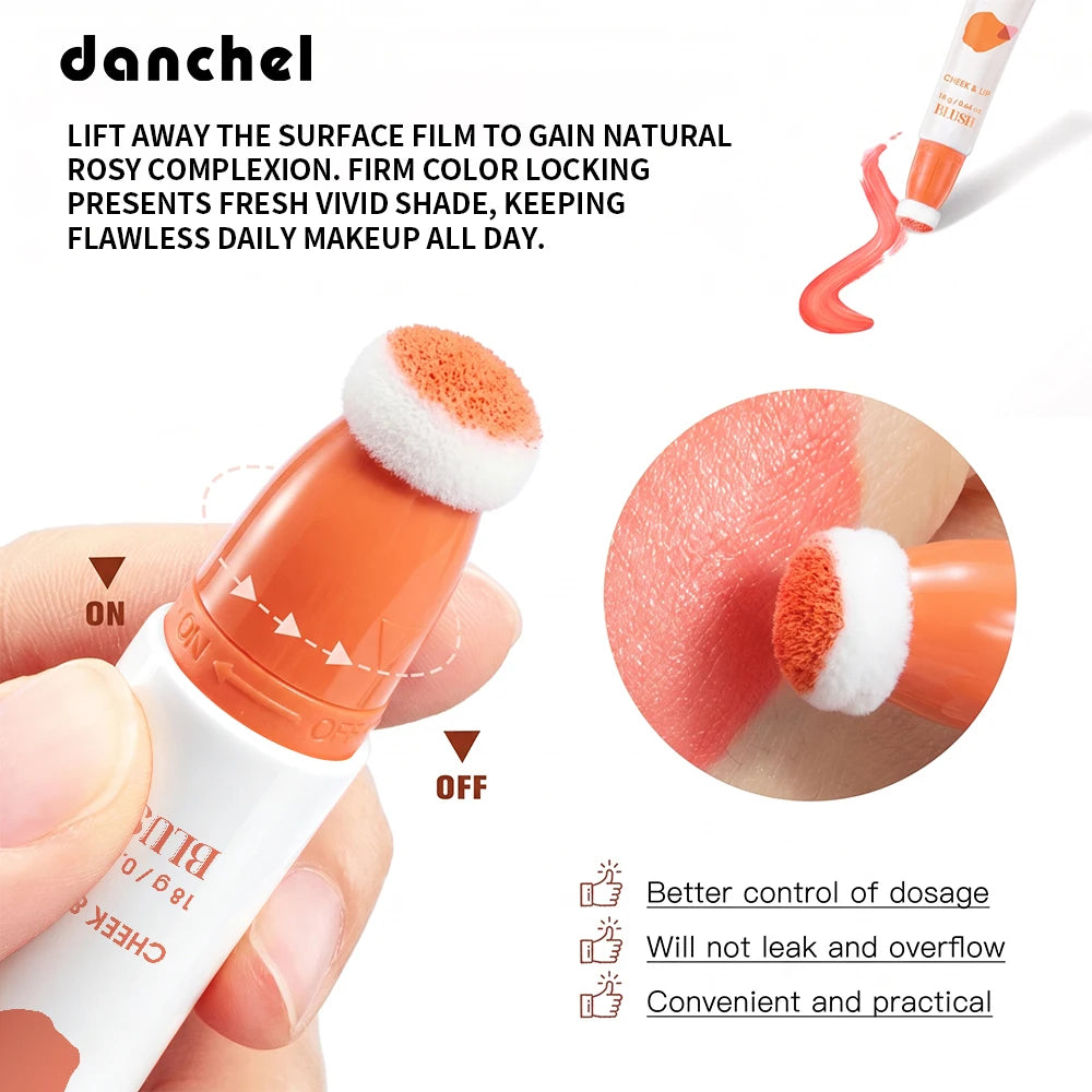 Peel Off Blush 2-in-1 Cheek Blush & Lip Tint Long Lasting Waterproof Transfer Proof Natural Bare-skin Finish Flush Woman Makeup - AliExpress 66