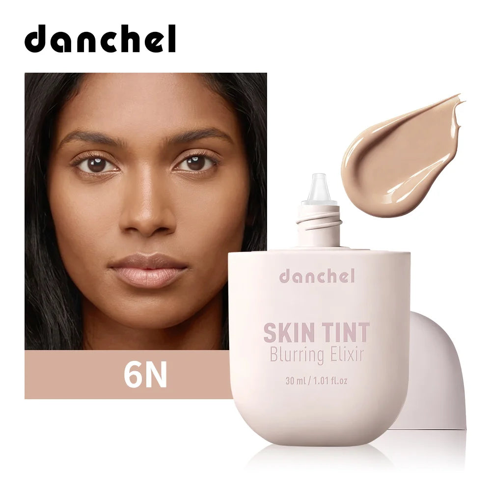 Skin Tint Blurring Elixir Even Skin Tone 12h Long-lasting Natural Finish Hide Pores Fine Lines Lightweight Breathable Skin Tint