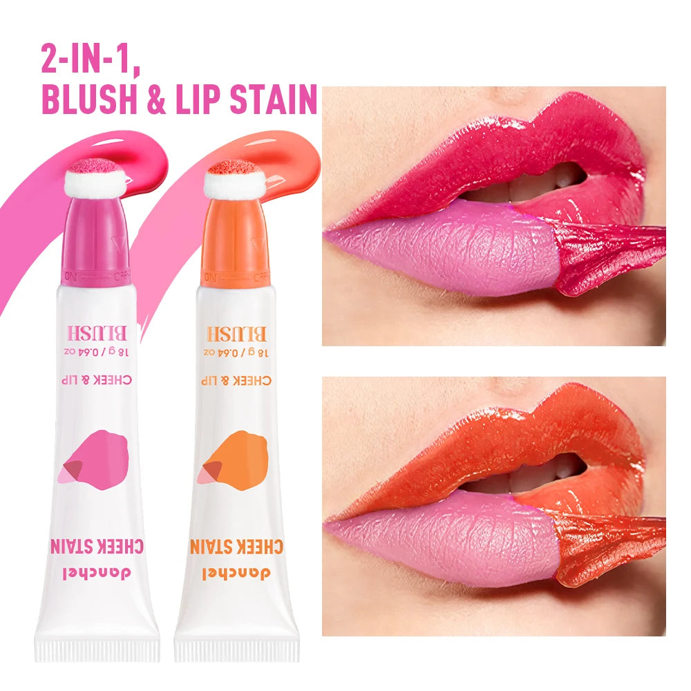 Peel Off Blush 2-in-1 Cheek Blush & Lip Tint Long Lasting Waterproof Transfer Proof Natural Bare-skin Finish Flush Woman Makeup - AliExpress 66