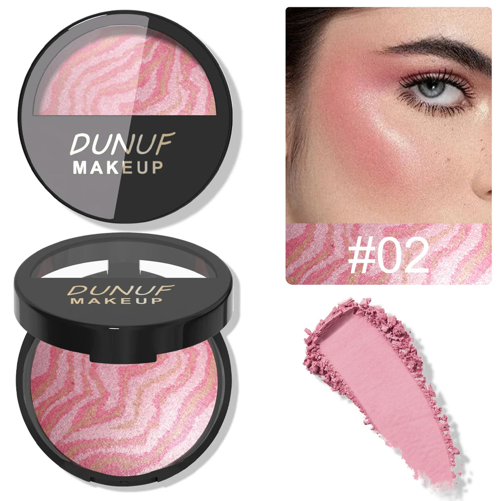 3 Color Blush Palette Waterproof Lightweight Breathable Long Lasting Smooth Baked Powder Blusher Correcting Foundation 60g - AliExpress 66