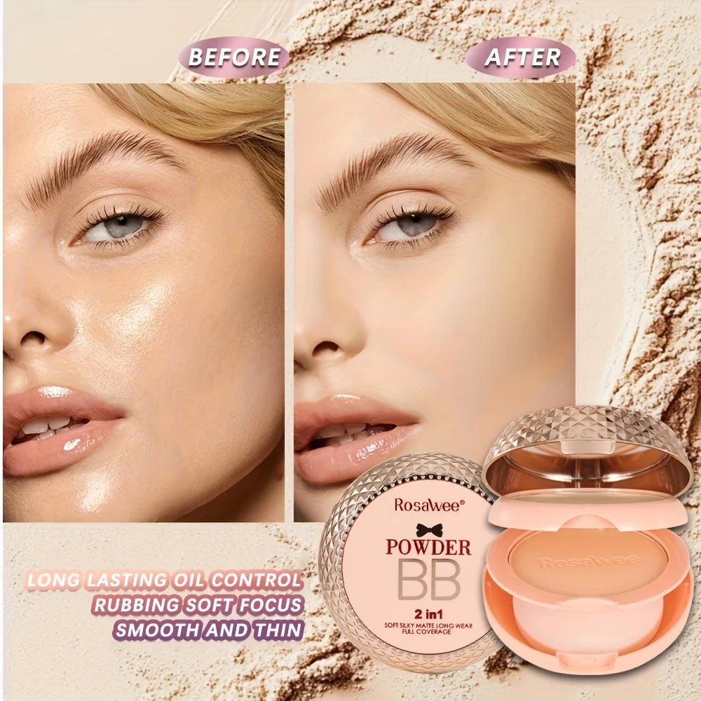 Full Coverage Face Powder, Long-Lasting, Breathable, Get Smooth Flawless Fine Lines and Lightweight Finishing Foundation, Face M - AliExpress 66