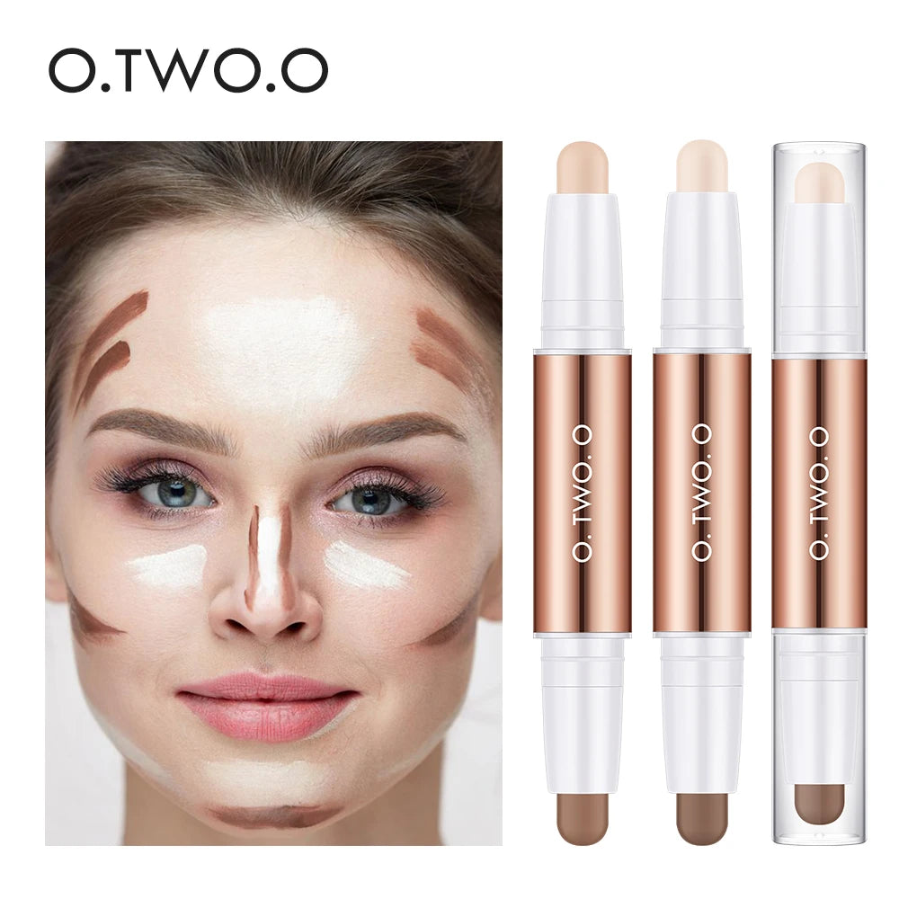 Wholesale O.TWO.O Contour Stick Double Head Contour Pen Waterproof Matte Finish Highlighters Shadow Contouring Pencil - AliExpress 66