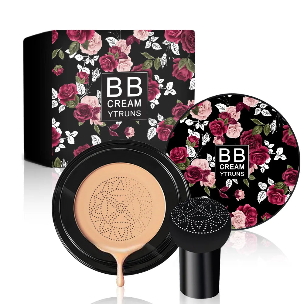Mushroom Head Air Cushion BB Cream, Moisturizing Concealer Foundation, Brightening Natural Nude Makeup with Mushroom Puff - AliExpress 66