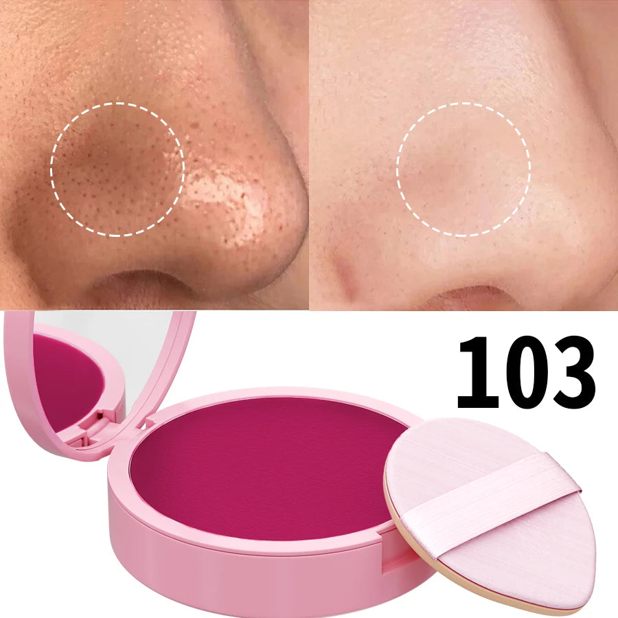 9 Colors Matte Face Finishing Powder Oil-Controlling Contouring Powder Natural Cream Korean Makeup Gifts with Mirror Cosmetics - AliExpress 66