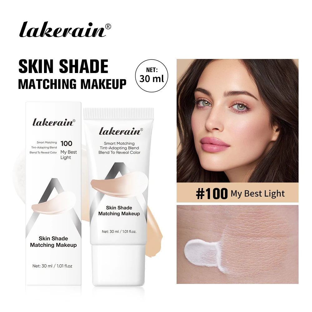 Lakerain Color Changing Liquid Foundation Brightening Moisturizing Skin SPF 15 Sunscreen Natural Even Skin Tone Slight Concealer - AliExpress 66