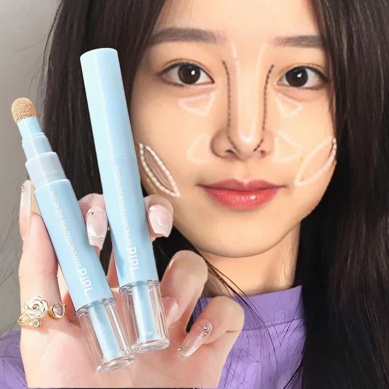 Liquid Concealer Pen Highlighter Stick Full Cover Contouring Foundation Brightener Dark Circles Freckles Acne Contouring Makeup - AliExpress 66