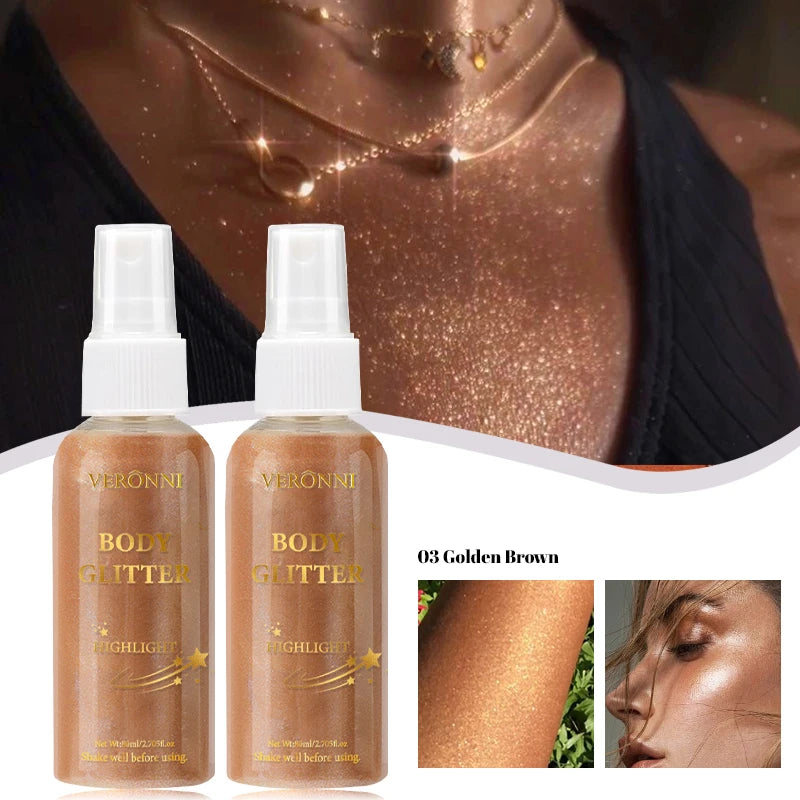 Liquid Highlighter Makeup Smooth Shine Shimmer Glitter Body Highlighter Liquid Cream Foundation Long Lasting Body Cosmetics - AliExpress 66