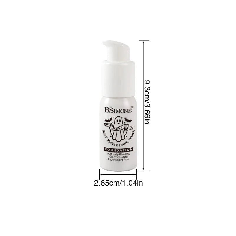 White Liquid Foundation,Full Coverage Creamy Liquid Formula Heavy Duty Coverage for Goth Makeup Cosplay - AliExpress 66