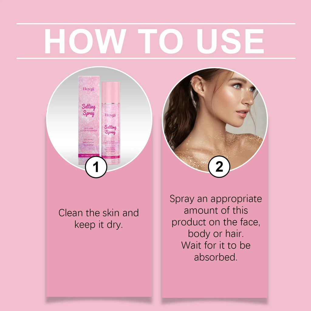 Hoygi Flash Setting Spray Oil Control Waterproof Sweat Proof Long-Lasting Base Makeup for Body Charming Face Fixer Make up Spray - AliExpress 66