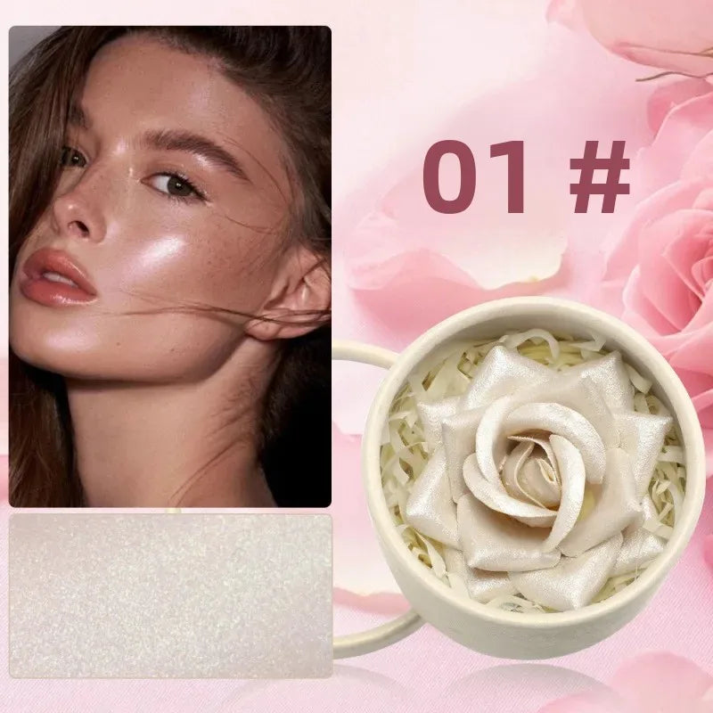 SAM SUGAR 3D Rose Blush Highlighter Natural Glow Petal Shape Easy Blend Nude Cheek Color Portable Face Contour for Women - AliExpress 66
