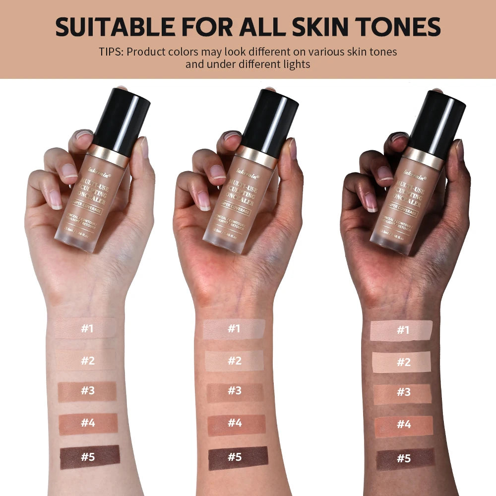 Waterproof Liquid Concealer Matte High Coverage Oil Control Cover Acne Dark Circles Foundation Modify Face Contouring Cosmetics - AliExpress 66