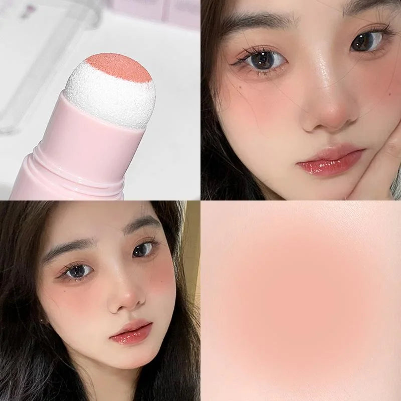 ZVEV Cloud Soft Matte Blush Stick - Vibrant and Moisturizing Korean Style Brightens Lips and Cheeks - AliExpress 66