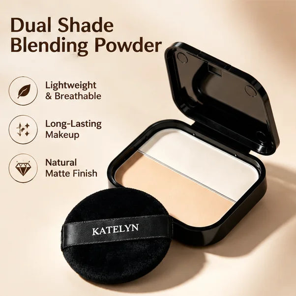 Bronzer Highlighter for Face Powder Texture Two-toned Contour Iluminador Natural Brighten Matte Nose Shadow Makeup Cosmetics