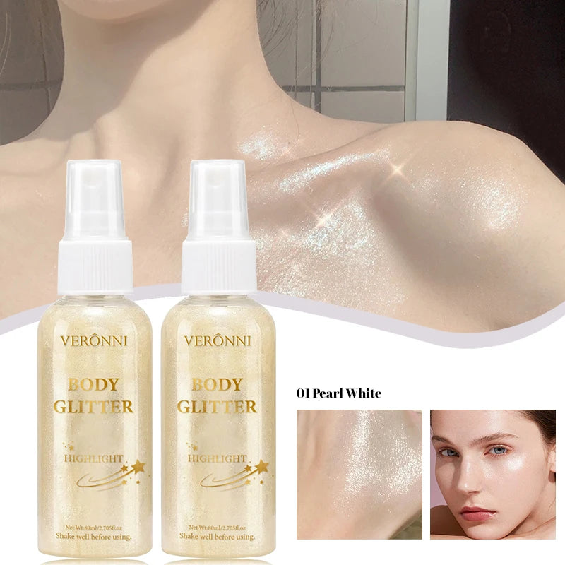 Liquid Highlighter Makeup Smooth Shine Shimmer Glitter Body Highlighter Liquid Cream Foundation Long Lasting Body Cosmetics - AliExpress 66