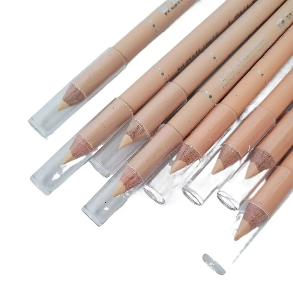 12pcs 2 Colors Face Concealer Pencil Can Perfection Conceal Blemish Dark Circle Wonder Concealer Pencil Evens Out Skin Tone