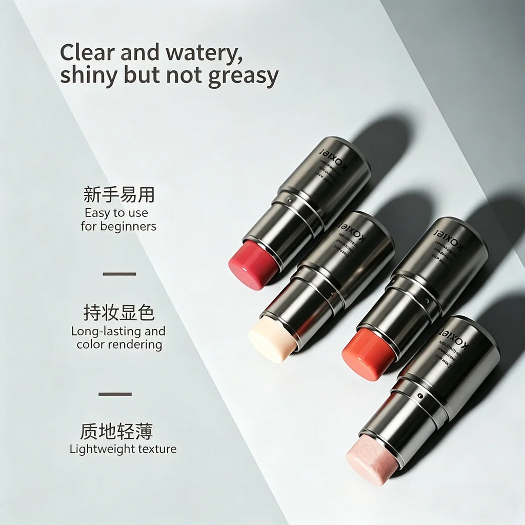 High Gloss Stick Highlighter Blush Water Light Shimmer Waterproof Face Contour Illuminator Brighten Contouring Rouge - AliExpress 66