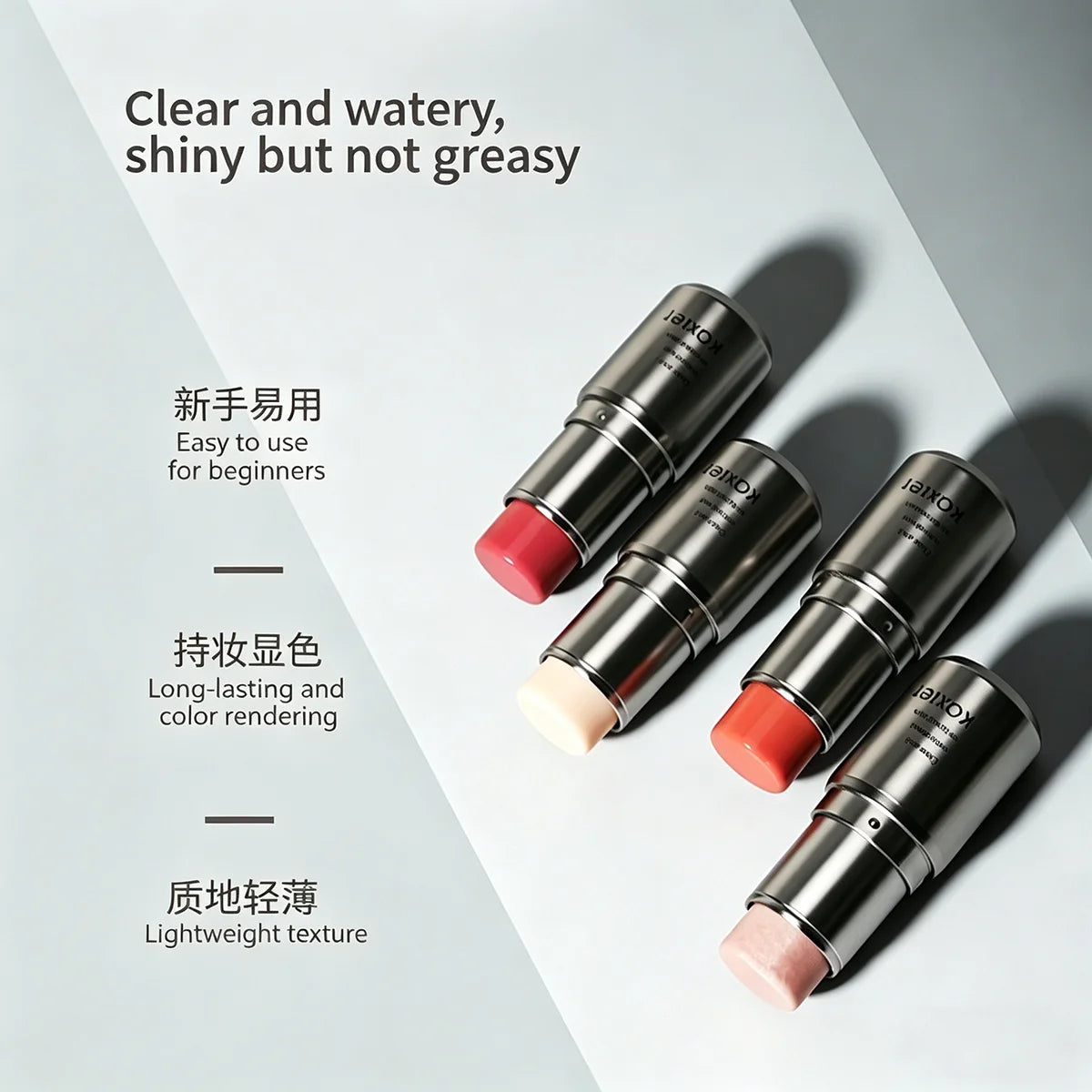 High Gloss Stick Highlighter Blush Water Light Shimmer Waterproof Face Contour Illuminator Brighten Contouring Rouge - AliExpress 66