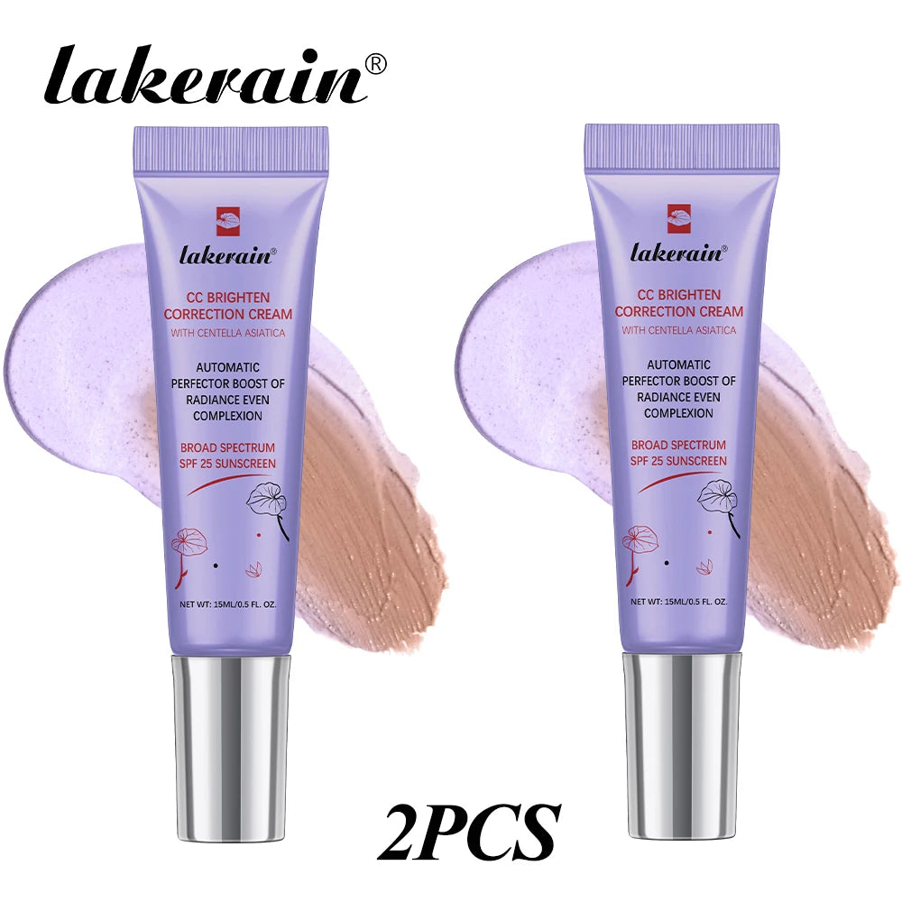 3Colors CC Cream Liquid-Based Full Coverage Cream Waterproof Long-Lasting Correct Redness Foundation erborian Korean Cosmetics - AliExpress 66