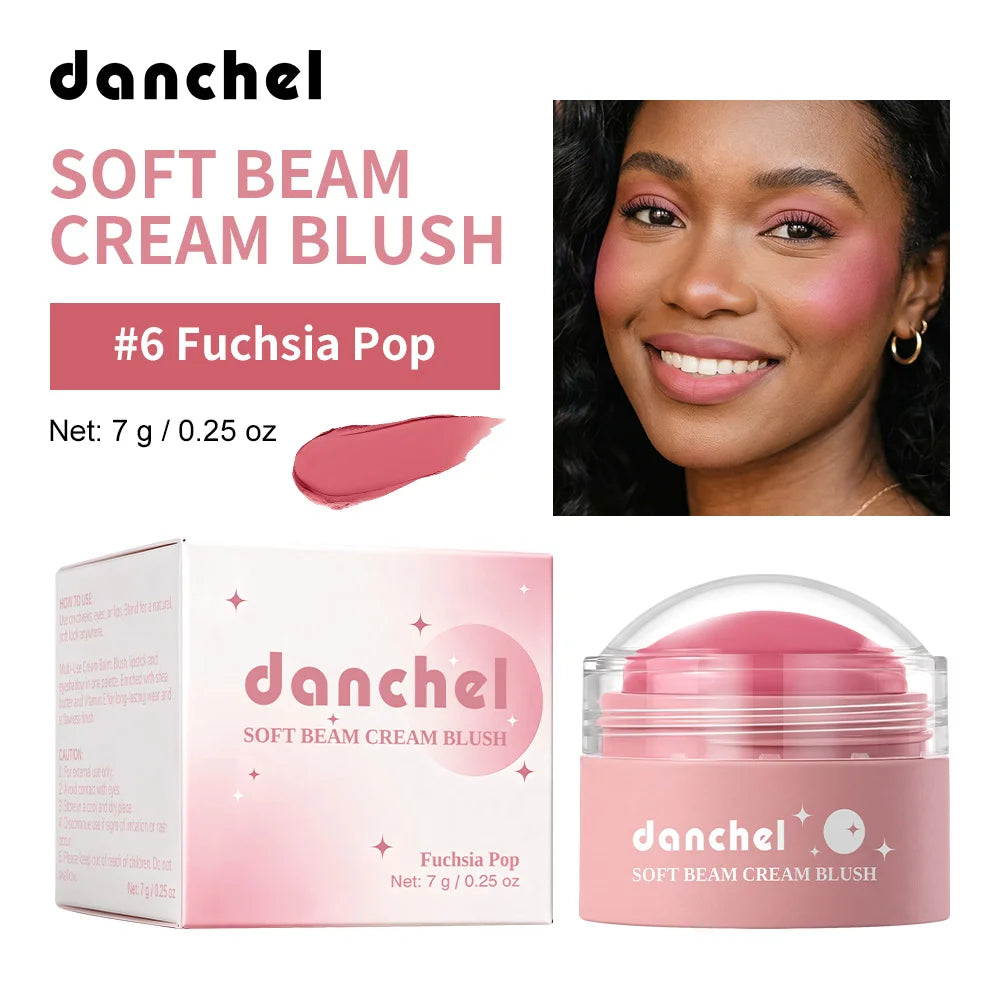 Soft Beam Blush Cream Multi Purpose Lipstick, Eye Shadow, Powder Blusher Long Lasting Makeup Smooth Creamy Texture Blusher Cream - AliExpress 66